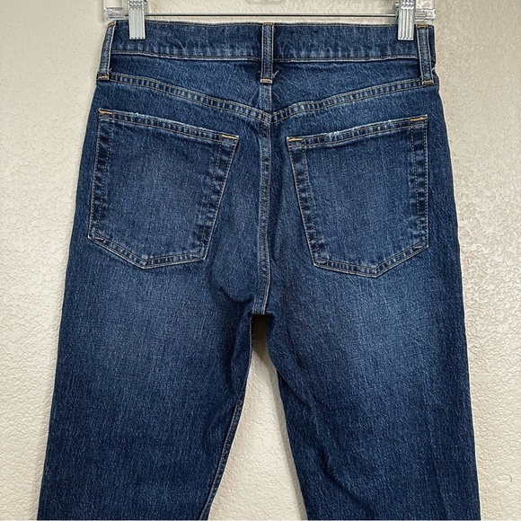 GAP Cheeky Straight High Rise Raw Hem Women’s Jeans, Size 27 | 4P - Picture 9 of 13